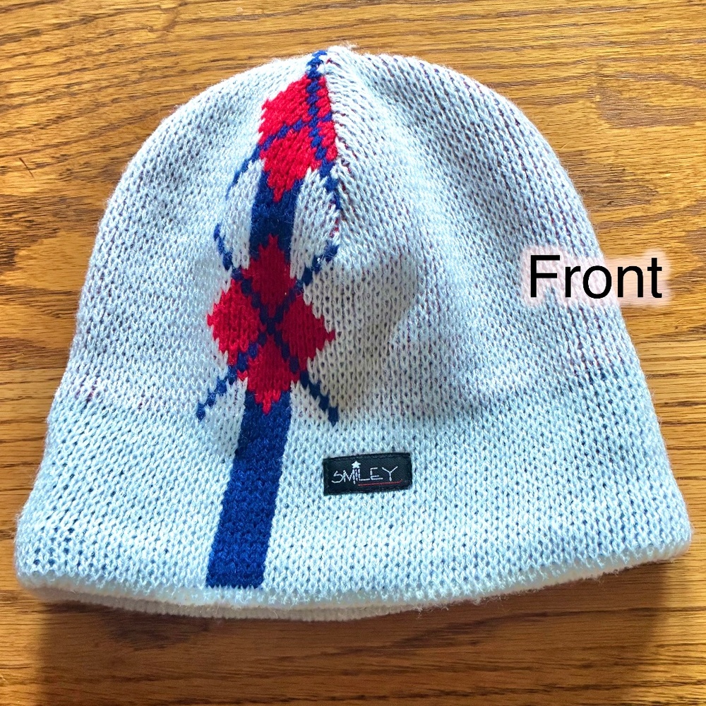 "Smiley" Ski Cap, O/S, EUC (like new)